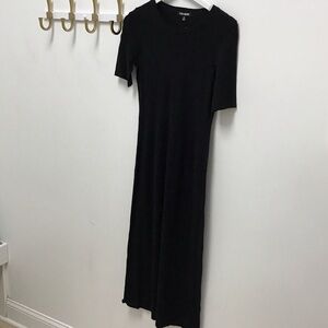 Steve Madden Francis Classic Black Midi Dress